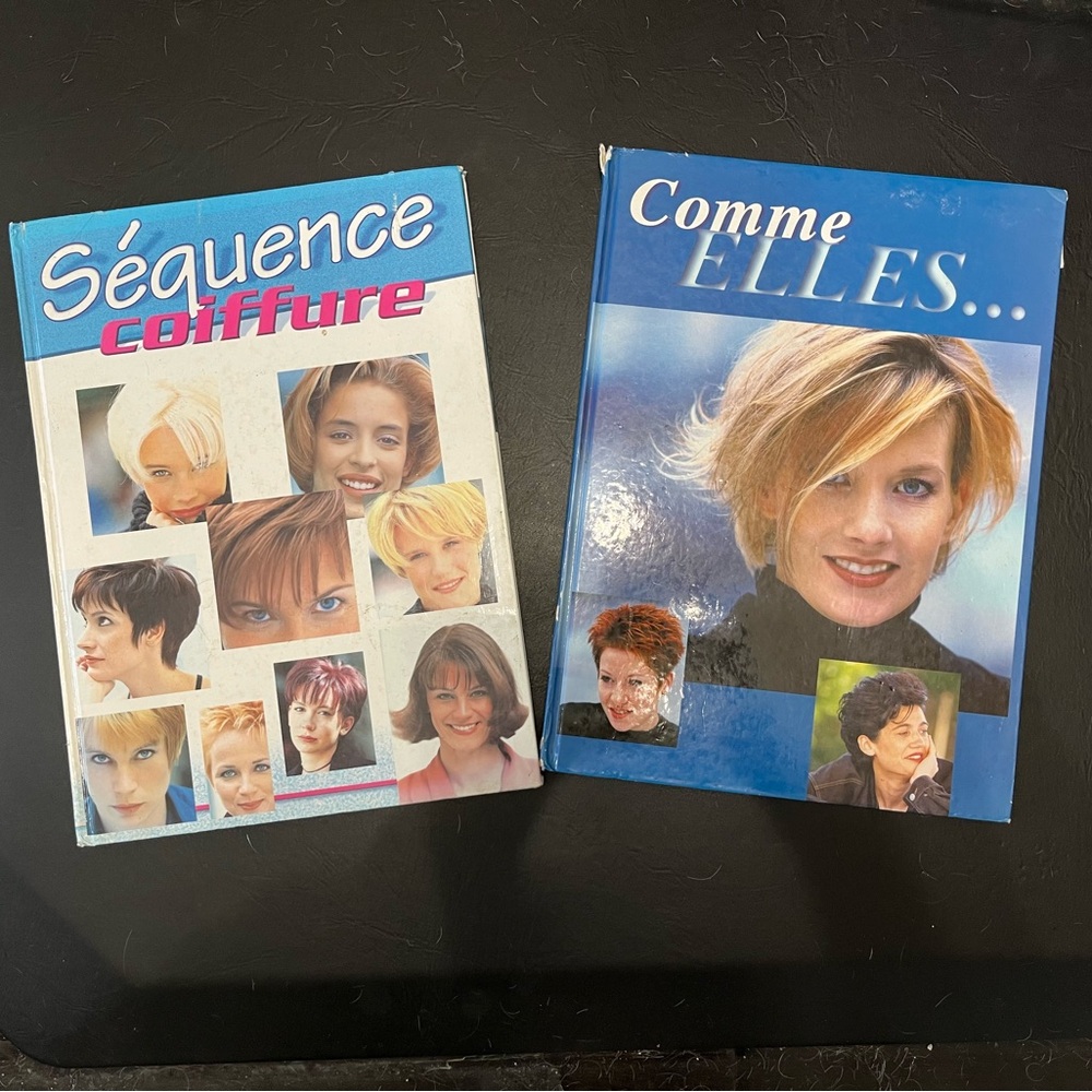 Set of Two Hairstyle Books